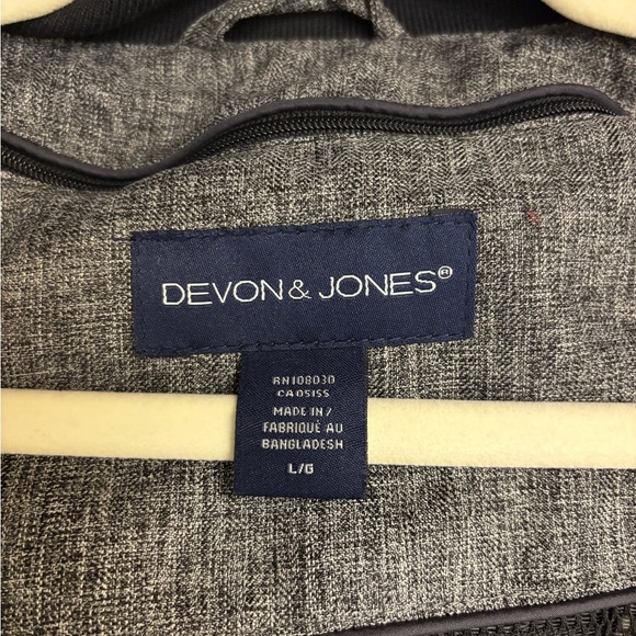 Gray and Black Winter Coat/Jacket with Hood - Picture 3 of 4